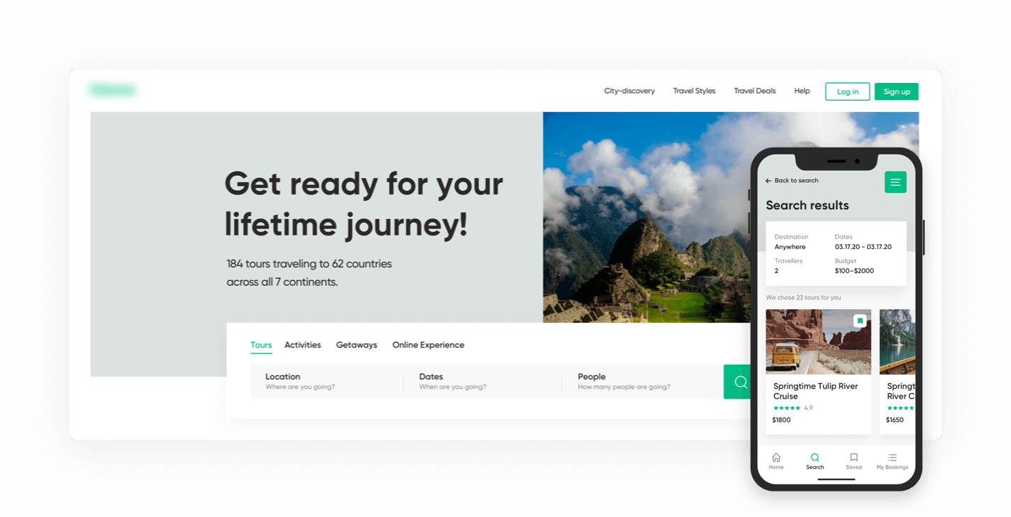 Exemplary Screenshot from the Client’s Application
