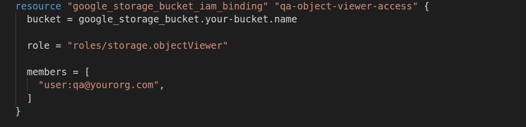 Оркестрация на GCP IAM с помощта на Terraform