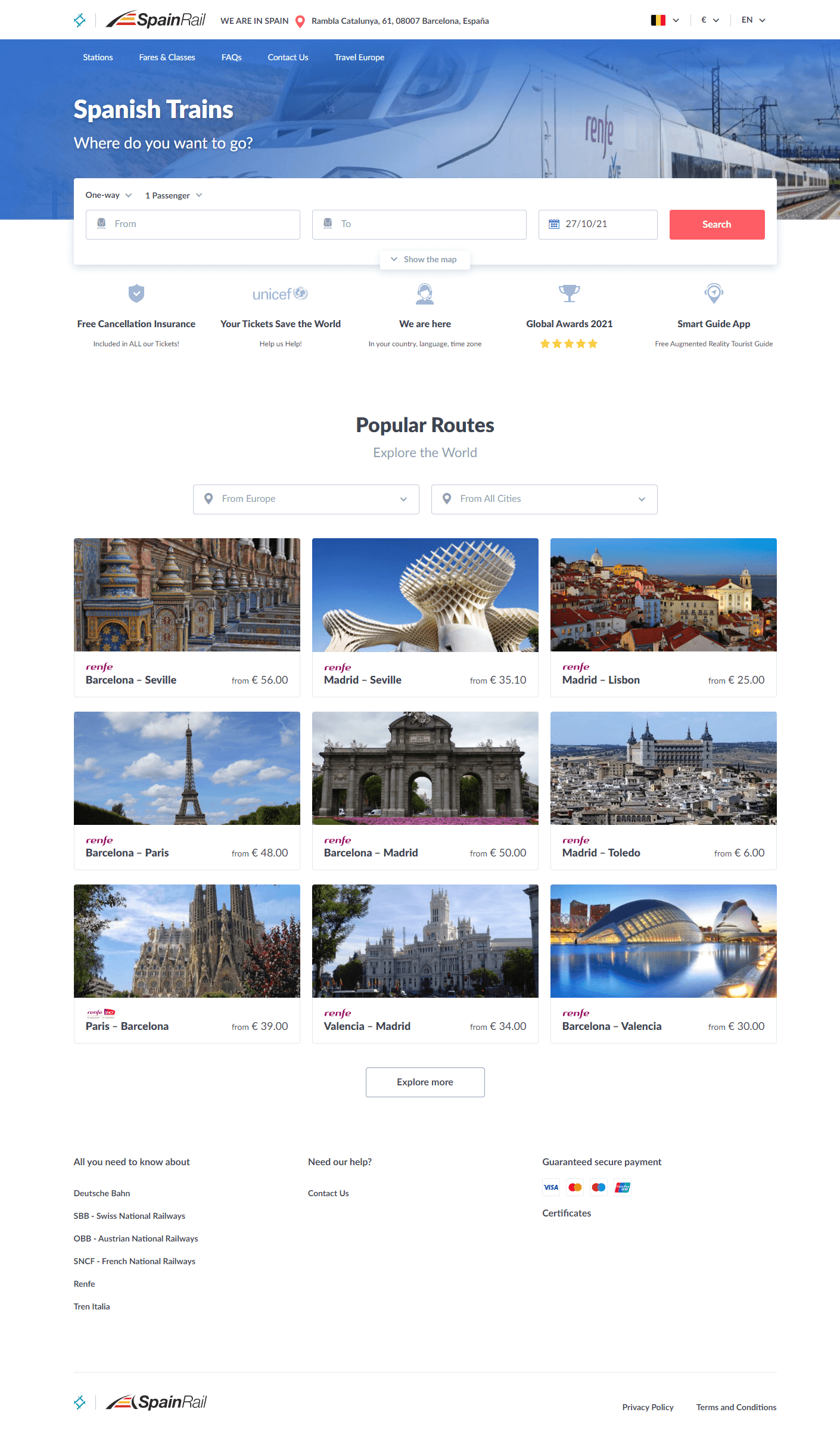 Exemplary Screenshot from the Client’s Application