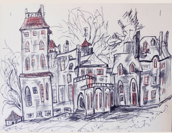 Drawings before application of a trained CycleGAN ‘filter’