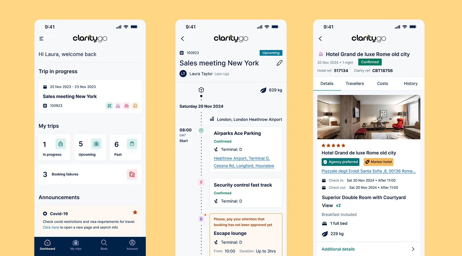 The Parking Spot Case Study. Exemplerary Screenshot from the application