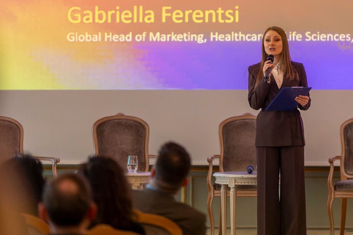 Gabriella Ferentsi, Global Head of Marketing, Healthcare and Life Sciences. At Health Data as a Strategic Asset event in Berlin. DataArt Archive