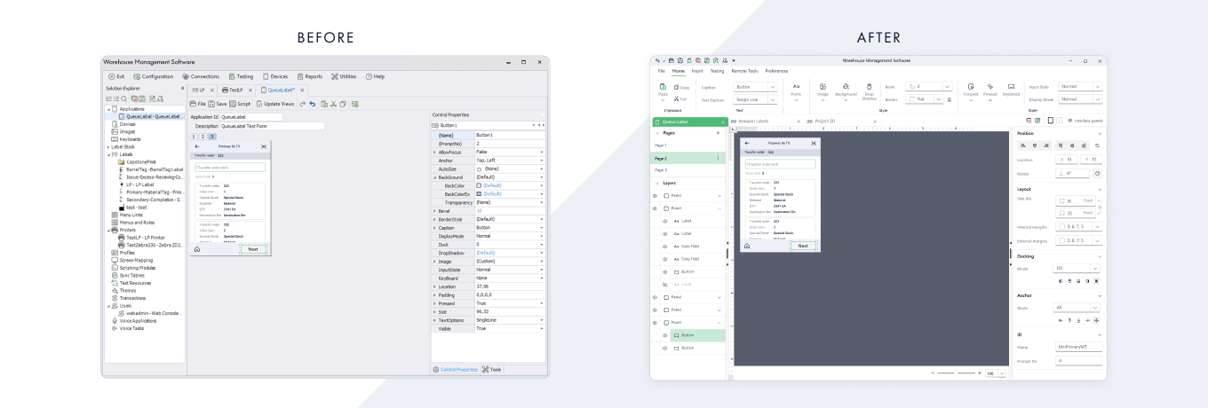 Before After Interface