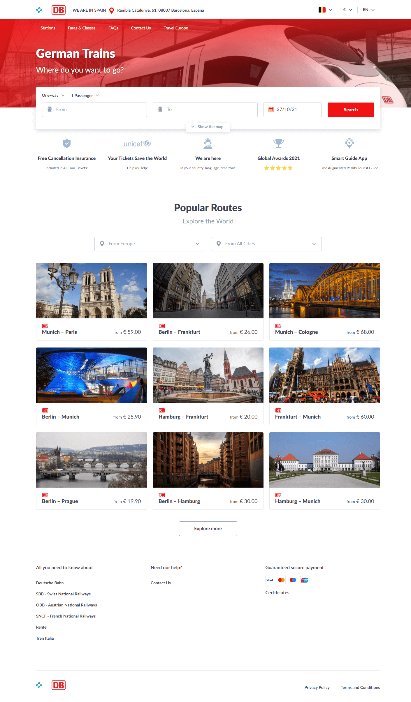 Exemplary Screenshot from the Client’s Application