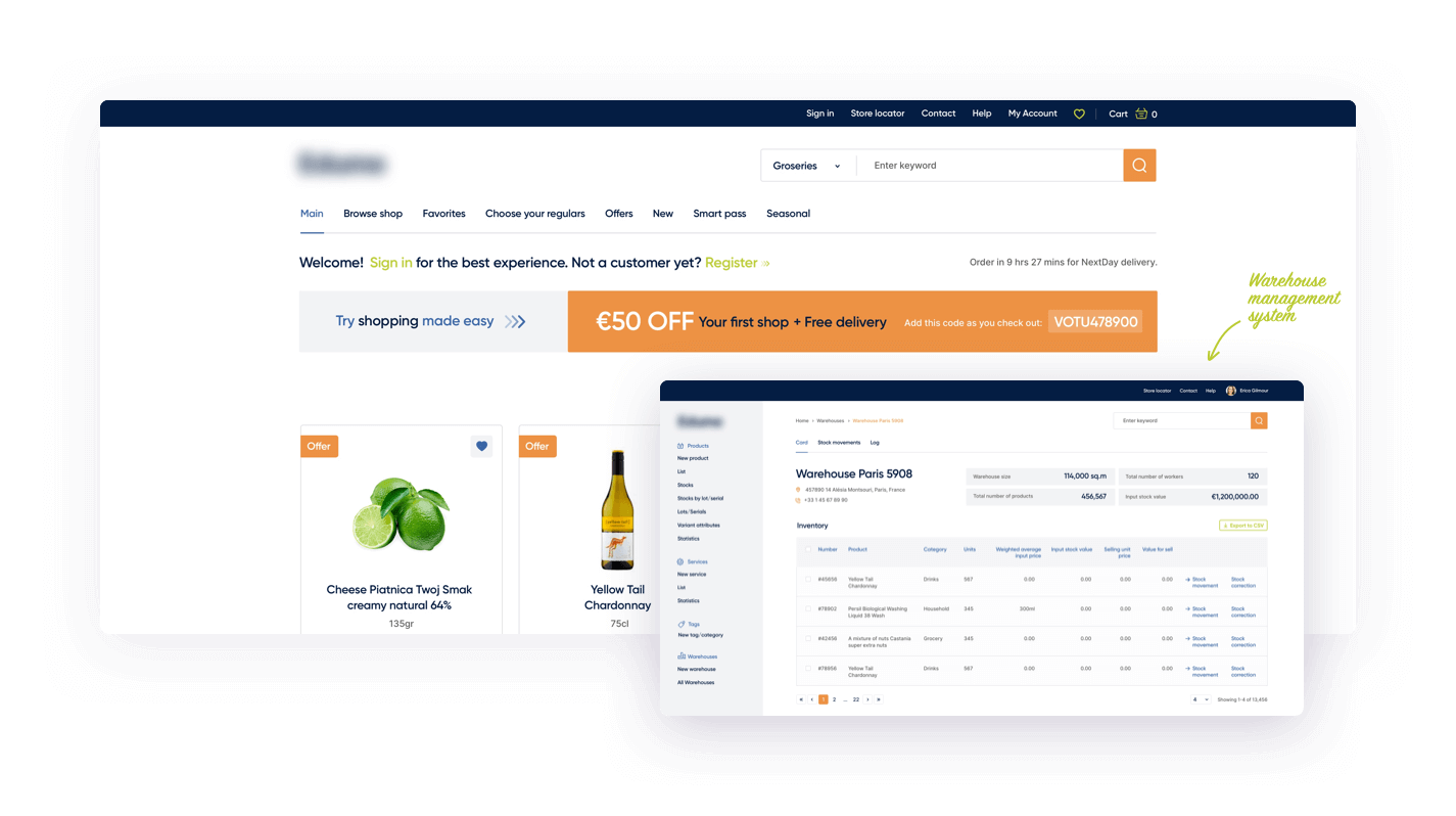 Exemplary Screenshot from the Client’s Application