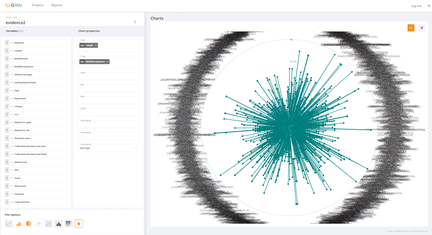 Exemplary Screenshot from the Client’s Application