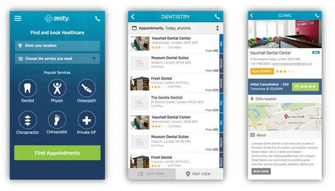 Exemplerary Screenshot from Client's Application